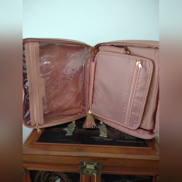 Tartan + Twine Mauve Pink Cosmetic Bag - Picture 12 of 15